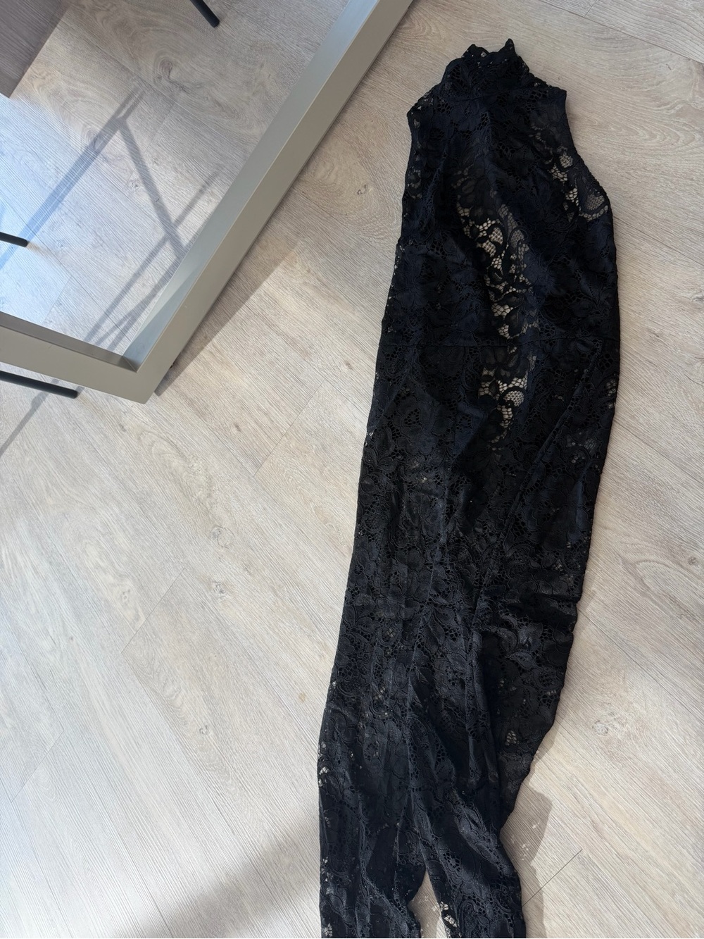 DUNDAS x REVOLVE Black Lace Jumpsuit